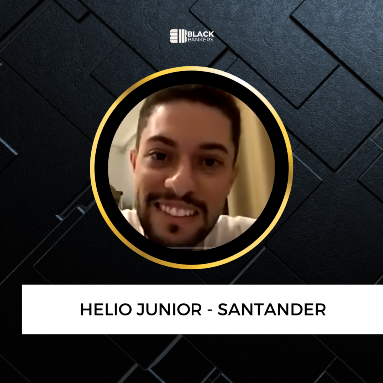 Passou de um momento de estagnação a promoções consecutivas, alcançando o cargo de gerente geral em apenas 7 meses após ingressar na Black Bankers- Hélio Junior